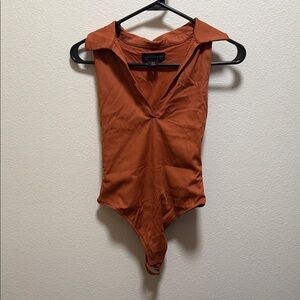 House of Harlow 1960 Rust Bodysuit